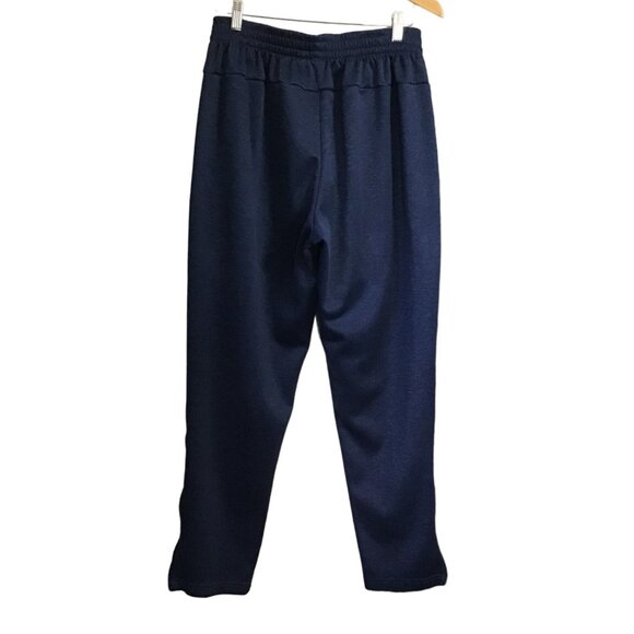 ADIDAS-MENS BLUE STRAIGHT LEG JOGGER SWEATPANTS Men’s SIZE X-LARGE - Picture 2 of 6